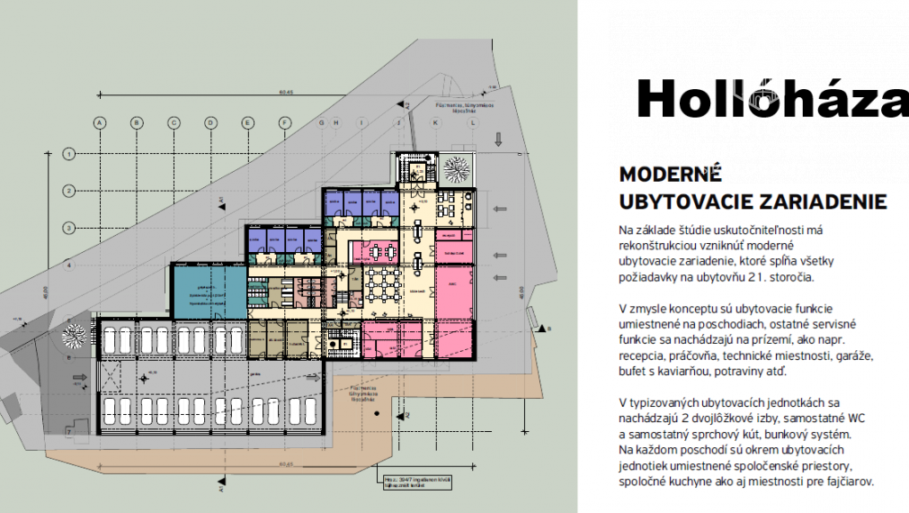 Budova vhodná na Bytový dom - Hollóháza
