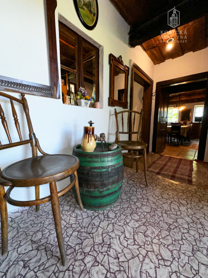 Historická chata s vinicou  a kompletným zázemím – Hrušov