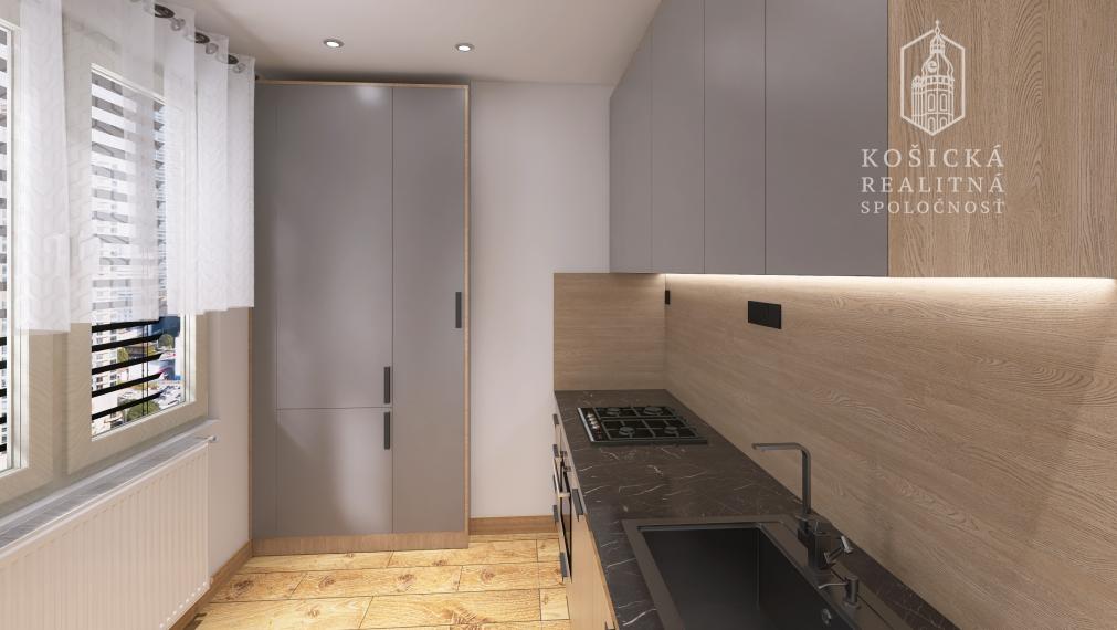 Kompletne zrekonštruovaný 3-izbový byt s francúzskym oknom – Trebišov, ul. Zimná