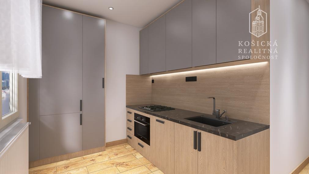 Kompletne zrekonštruovaný 3-izbový byt s francúzskym oknom – Trebišov, ul. Zimná