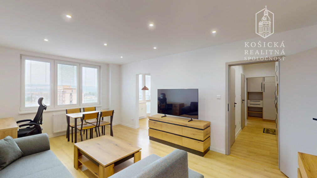 PRENÁJOM – NOVOREKONŠTRUOVANÝ 2-IZBOVÝ BYT, KOŠICE SEVER – HRONCOVÁ ULICA