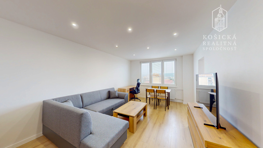 PRENÁJOM – NOVOREKONŠTRUOVANÝ 2-IZBOVÝ BYT, KOŠICE SEVER – HRONCOVÁ ULICA