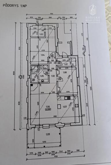 Na predaj - 3 izbový rodinný dom - Slovenská ulica, Košice - Sever