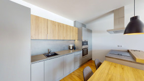 Prenájom - Zariadený 2-izbový byt s veľkým balkónom a garážovým státím v projekte Atrium Living