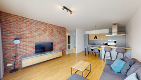 Prenájom - Zariadený 2-izbový byt s veľkým balkónom a garážovým státím v projekte Atrium Living