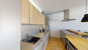 Prenájom - Zariadený 2-izbový byt s veľkým balkónom a garážovým státím v projekte Atrium Living