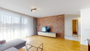 Prenájom - Zariadený 2-izbový byt s veľkým balkónom a garážovým státím v projekte Atrium Living