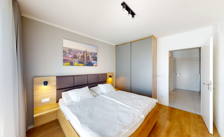 Prenájom - Zariadený 2-izbový byt s veľkým balkónom a garážovým státím v projekte Atrium Living - fotografia 11