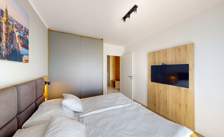 Prenájom - Zariadený 2-izbový byt s veľkým balkónom a garážovým státím v projekte Atrium Living - fotografia 12